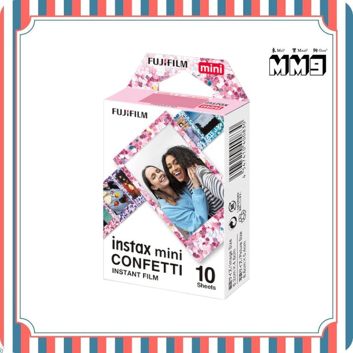 Fujifilm - instax mini film 即影即有相紙 香港原廠行貨 CONFETTI 10張【香港行貨】